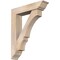 Ekena Millwork Balboa Traditional Smooth Bracket w/ Offset Brace, Douglas Fir, 7 1/2"W x 34"D x 42"H BKT0806X34X42BOA01SDF - alternate 1